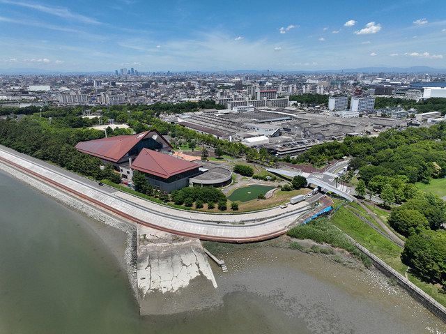 愛知航空機永徳工場の滑走台（名古屋市港区）：中日新聞Web