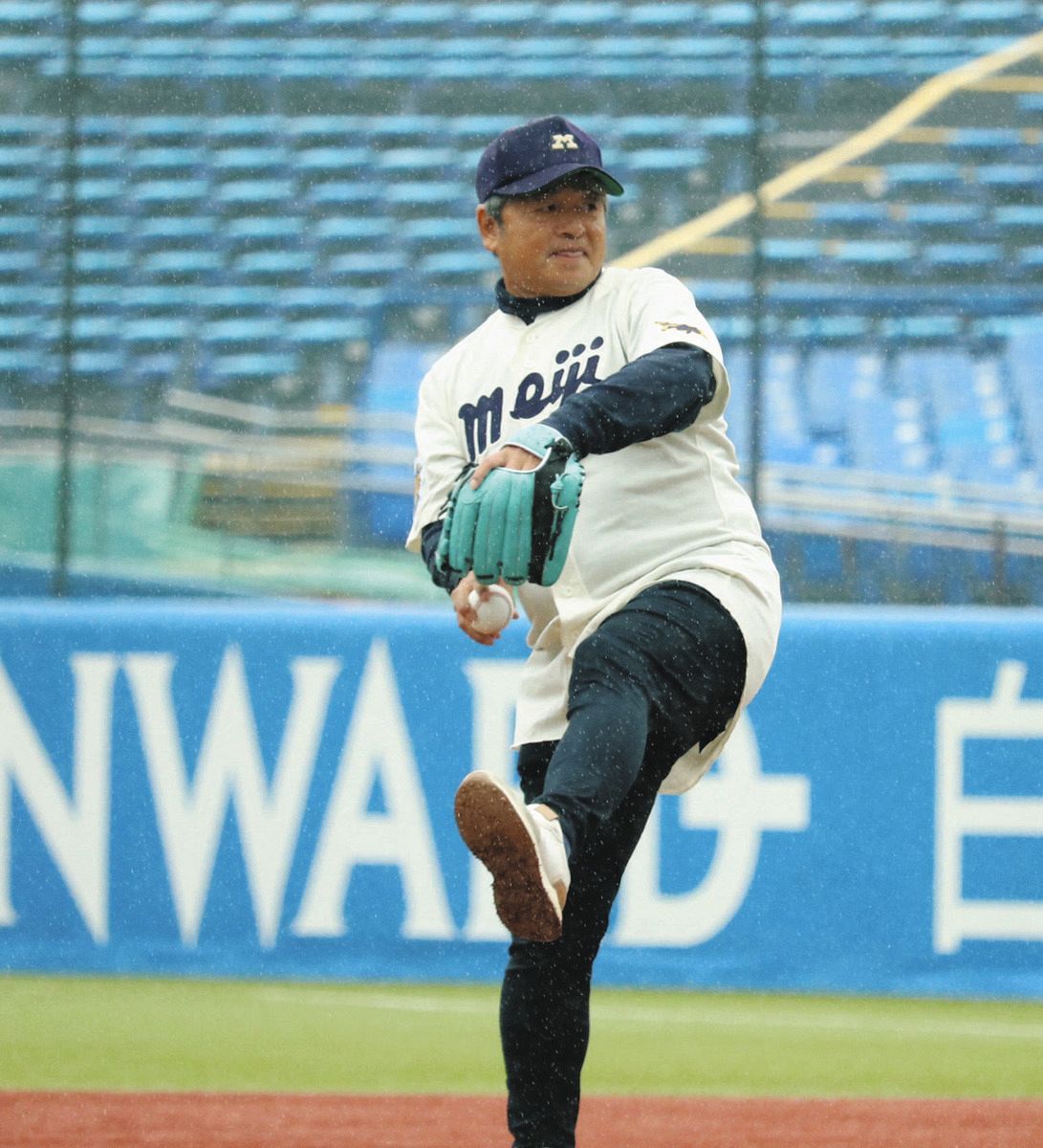 元中日・武田一浩さん、東京六大学リーグ100周年『レジェンド始球式』に登板 自己採点は意外にも?辛口:中日スポーツ・東京中日スポーツ