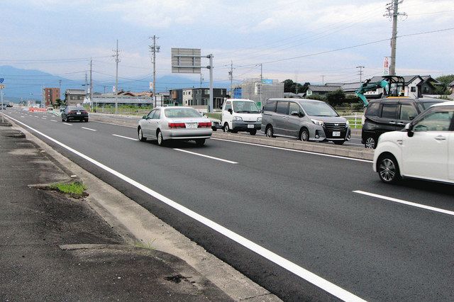 国道477号バイパス4車線に 四日市の高角IC－新尾平橋北
