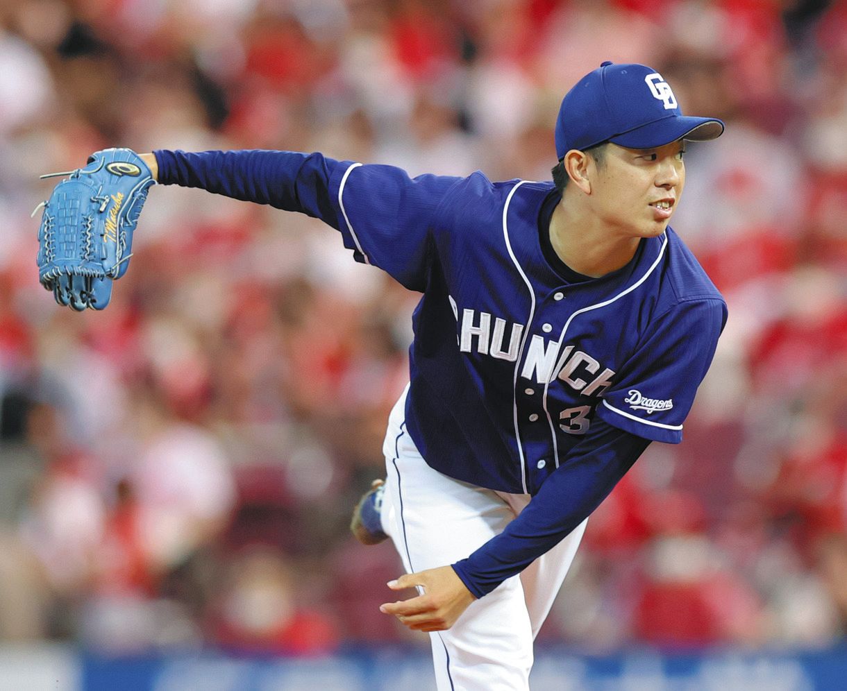 中日 松葉 32歳の初登板で白星 6回１失点 ゴロの山築き これが僕の持ち味 中日スポーツ 東京中日スポーツ