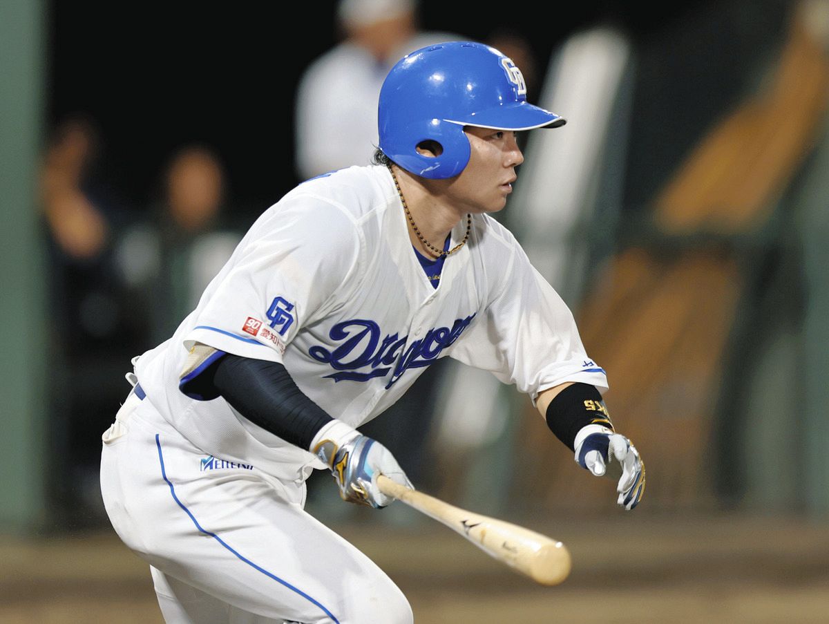 中日ドラゴンズ　村松開人 中日2軍】静岡出身の村松開人、浜松で貴重な追加点となる適時打含む2