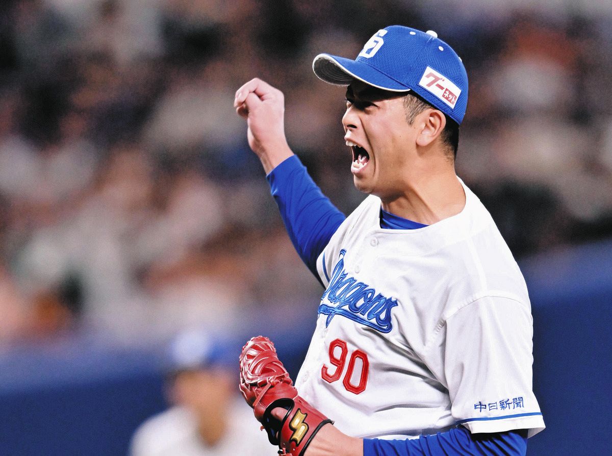 中日・松山晋也、奮起の1イニング完璧投球 開幕カード2戦連続