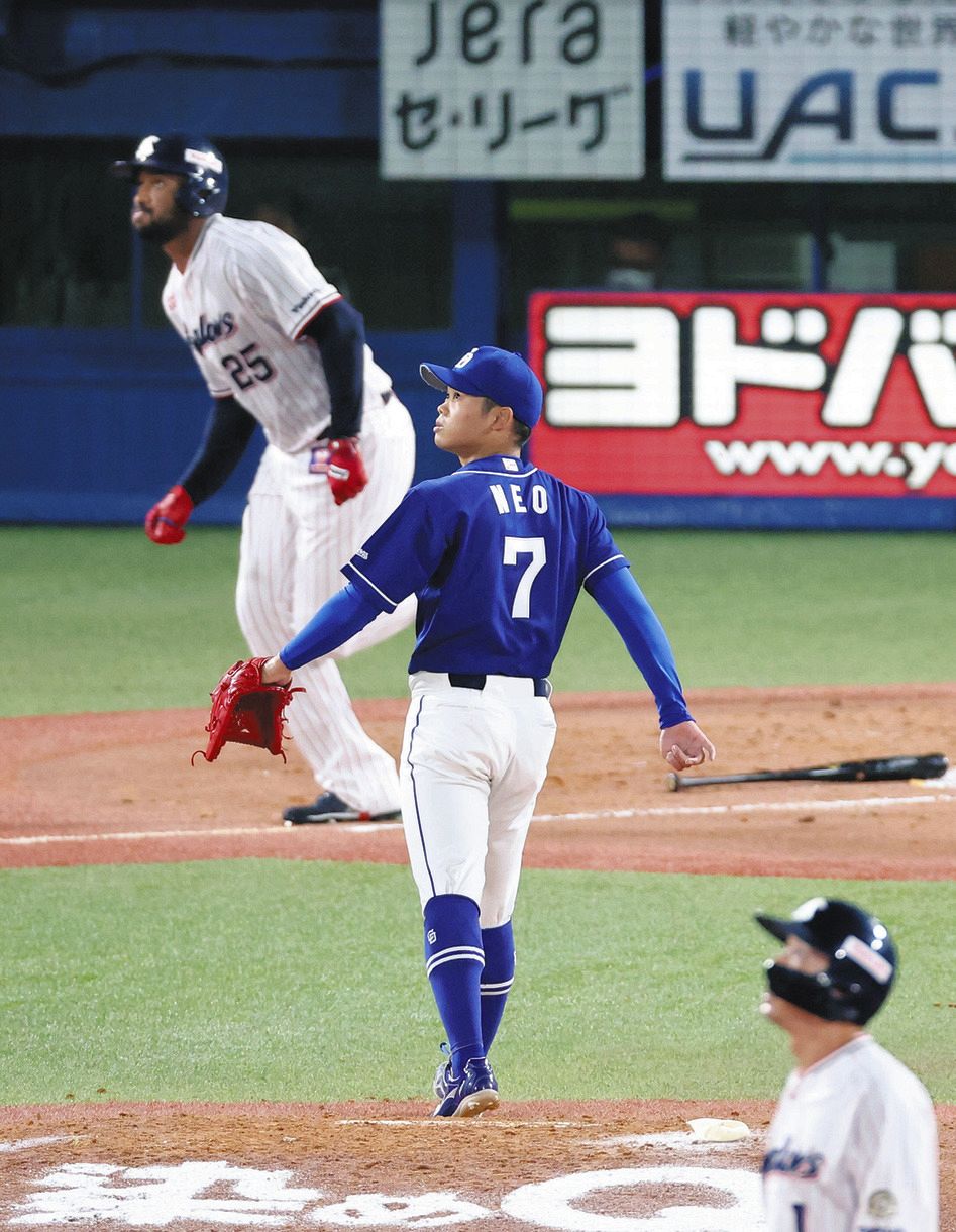 初被弾の中日・根尾昂、プロ最多40球、最も早い2回からの登板も…味方の