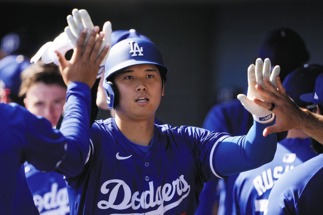 大谷翔平、ロサンゼルスの日系ホテルで巨大壁画に「3／27に完全