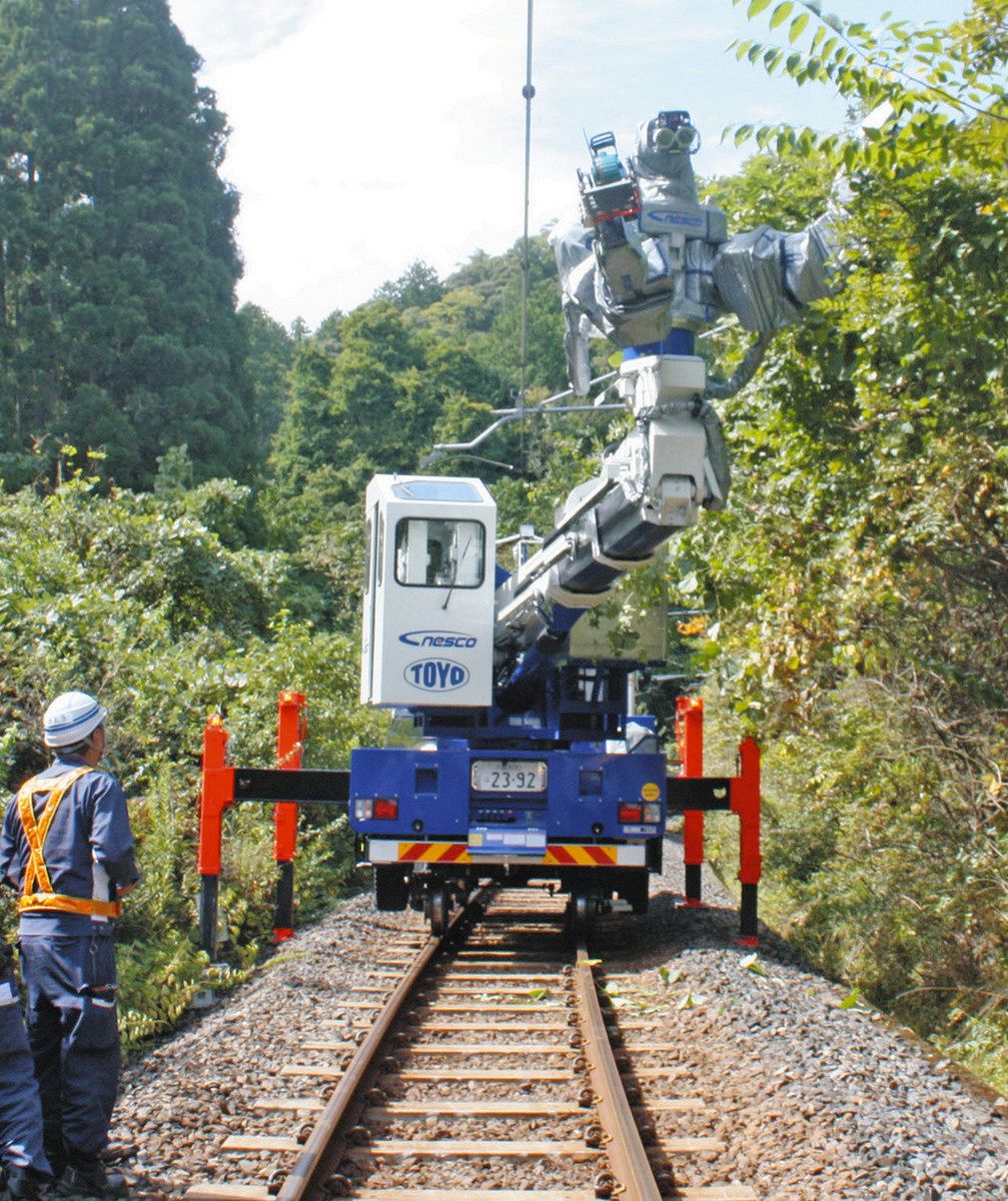 鉄道の保守工事を見学 小浜線沿線住民ら理解深める：日刊県民福井Web