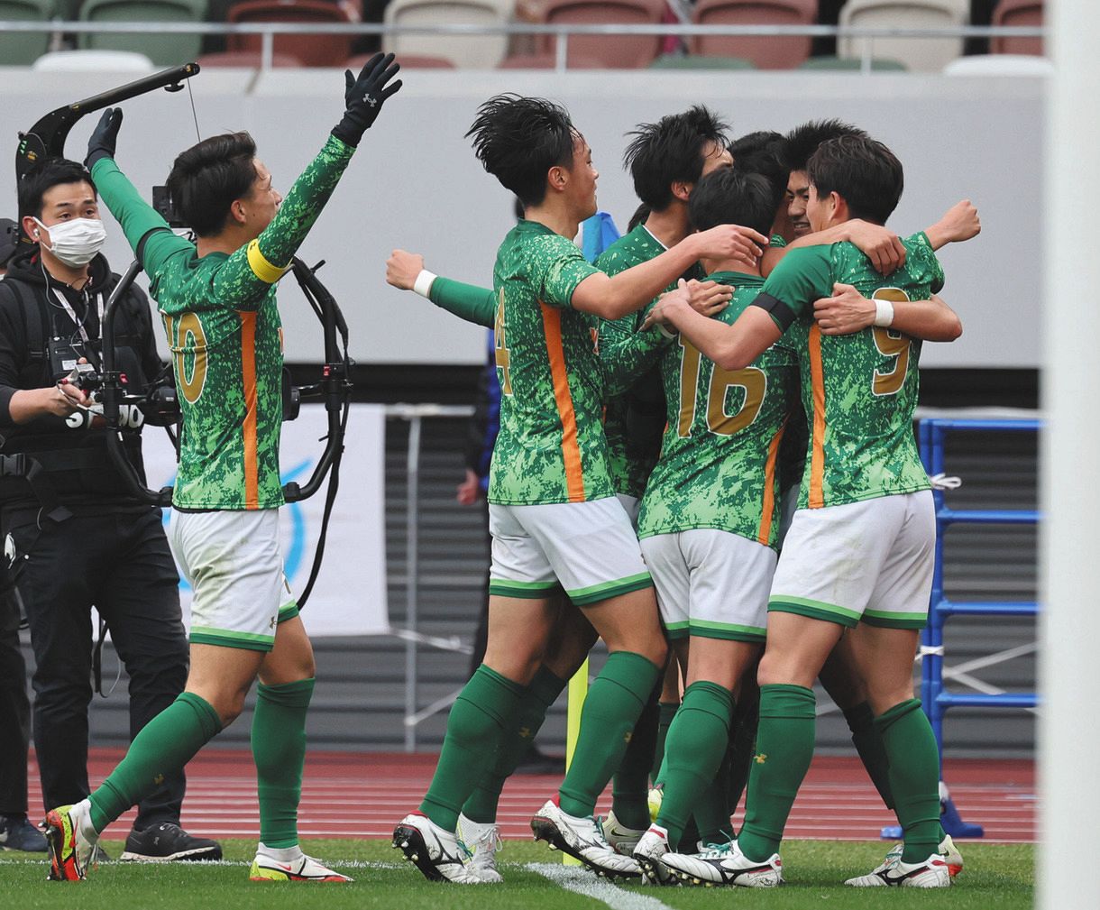 青森山田高校 サッカー部 トレーニングウェア JALスポンサー有り - ウェア