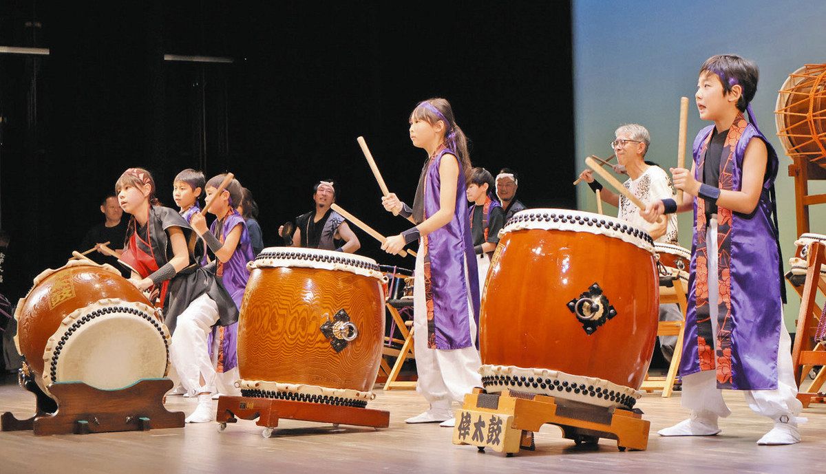 20周年祝う和太鼓、力強く 美浜の子ども教室公演：日刊県民福井Web