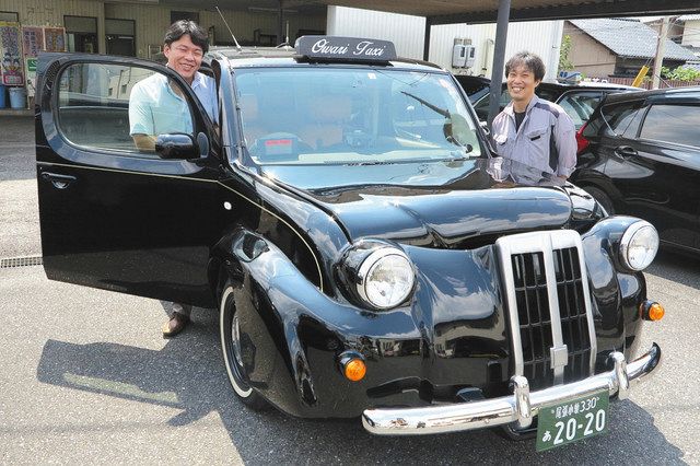 映える黒色 犬山に英国風タクシー 運行会社が１台導入 中日新聞web