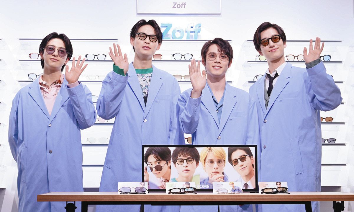 アミューズ」所属の俳優ユニット「チーム・ハンサム！」4人が「Zoff