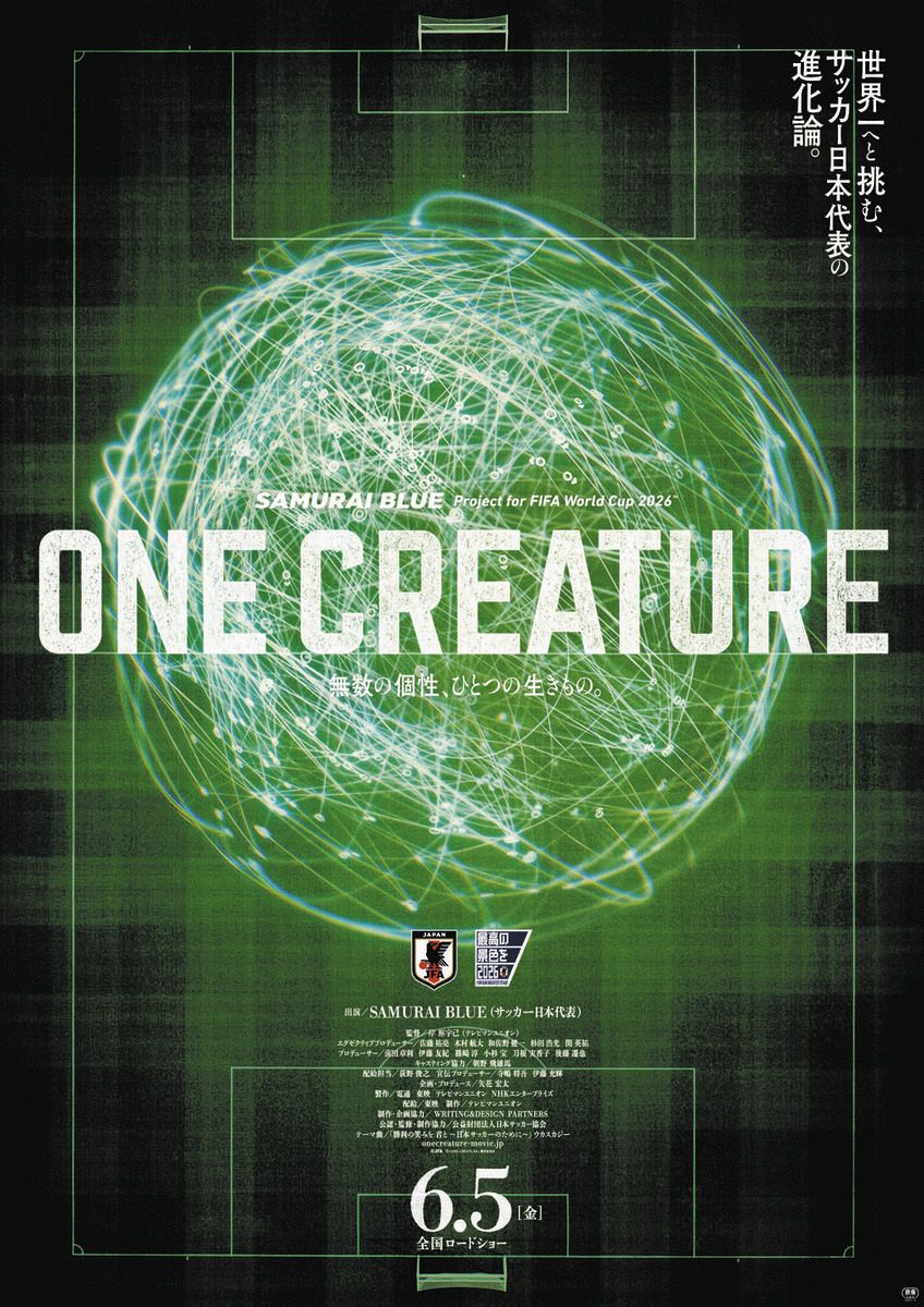 サッカー日本代表（SAMURAI BLUE）のドキュメンタリー映画「ONE