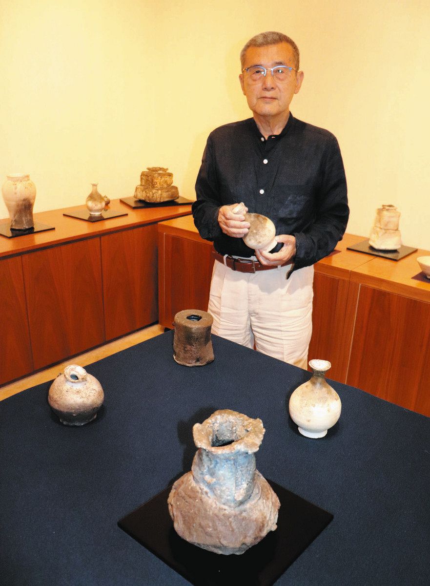 革新的な陶の道を開拓 二代開発文七さん アート玄羅で個展：北陸中日