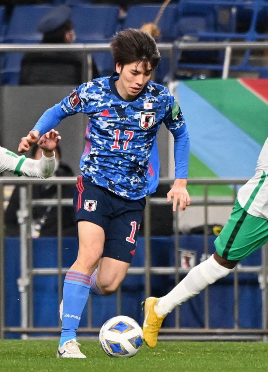 サッカー日本代表田中碧選手17番ユニフォーム（田中碧選手