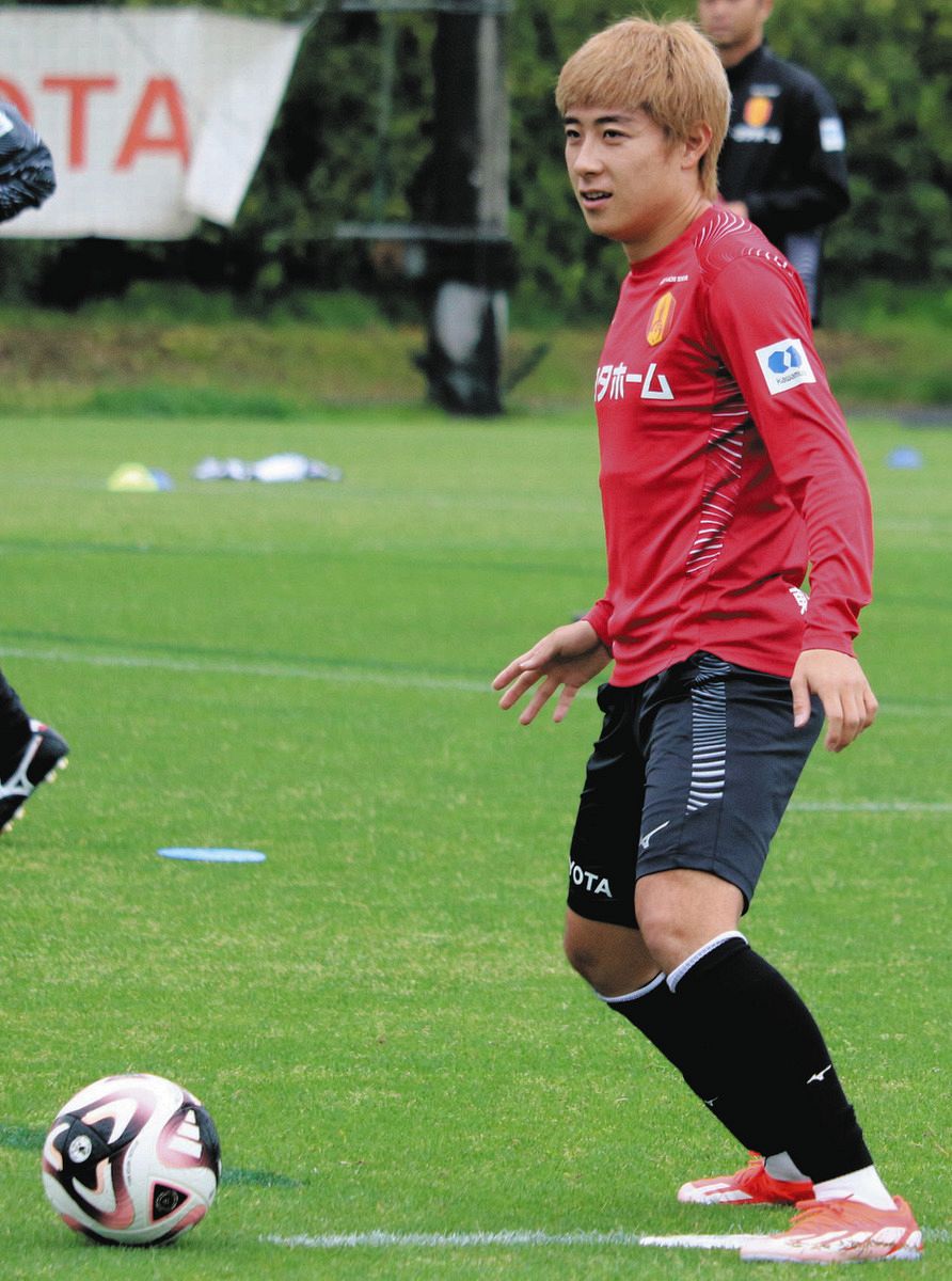 名古屋グランパス】倍井謙が出場停止明け即先発、今季プロ入り