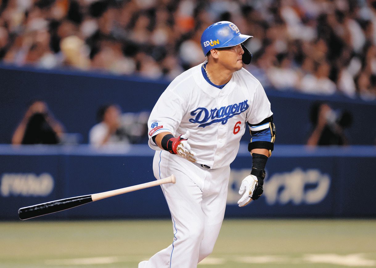 中日ドラゴンズ 中田翔NPB 未開封バット 日本ハム F6 時代 中日