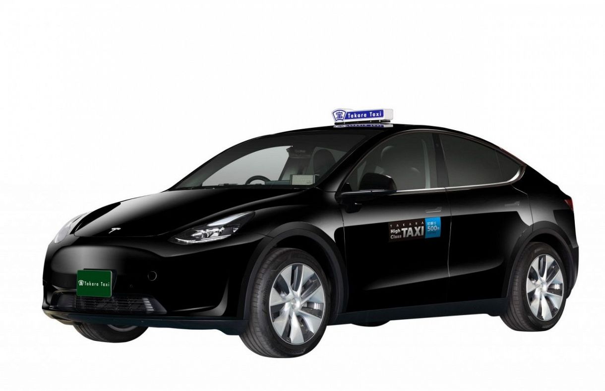 Japan's First Tesla "Model Y" Taxi：中日新聞Web