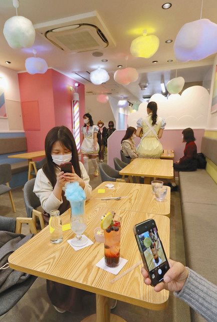 映えるカフェ、スイーツ専門「にじとくも」 名古屋・大須、7日オープン：中日新聞Web