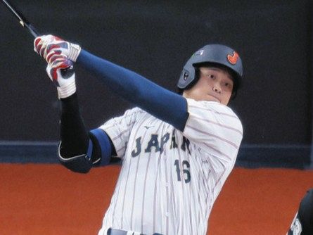 大谷翔平、侍ジャパン初実戦で第2打席まで左飛と空振り三振…アーチ架け
