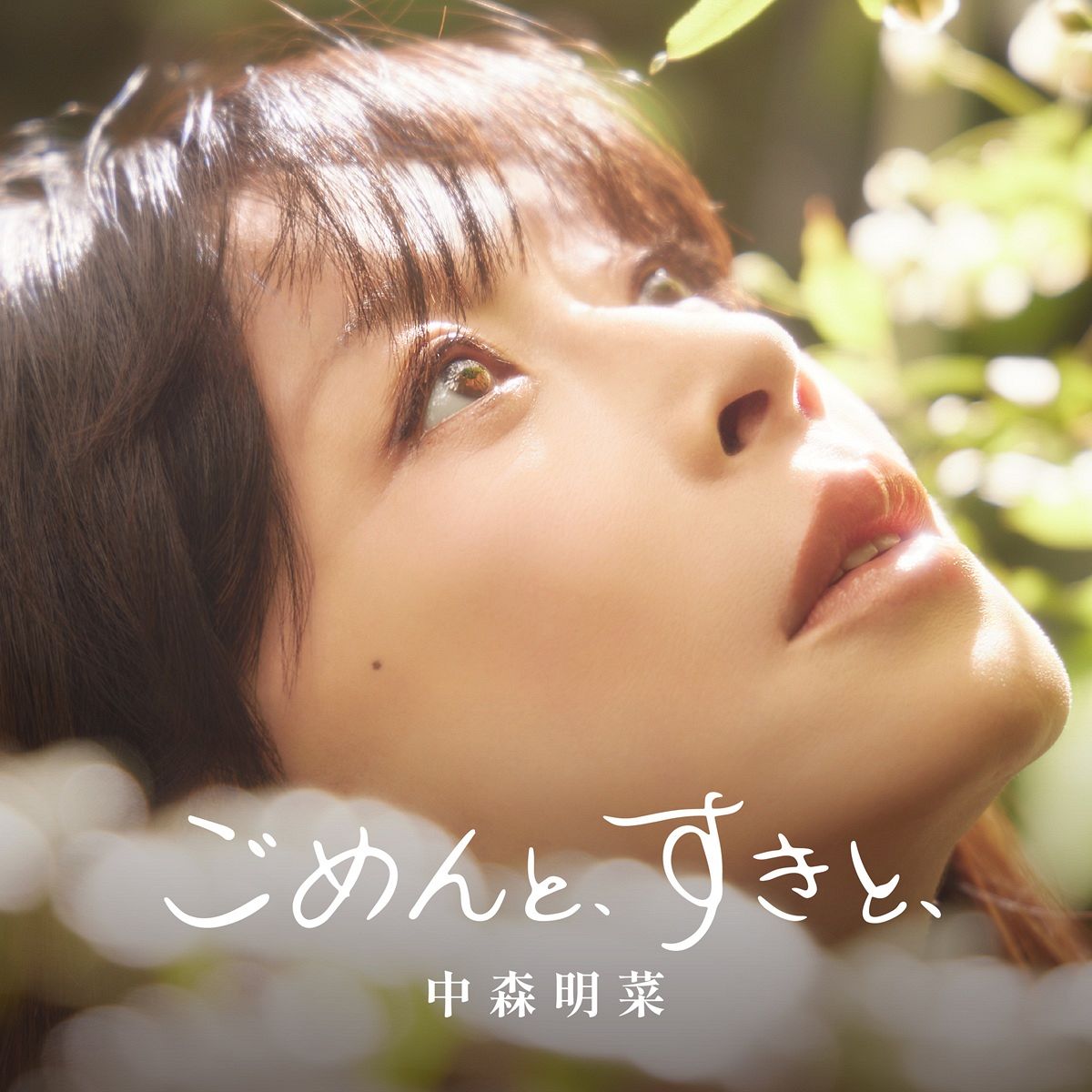 中森明菜の約10年ぶり新曲「ごめんと、すきと、」のジャケット