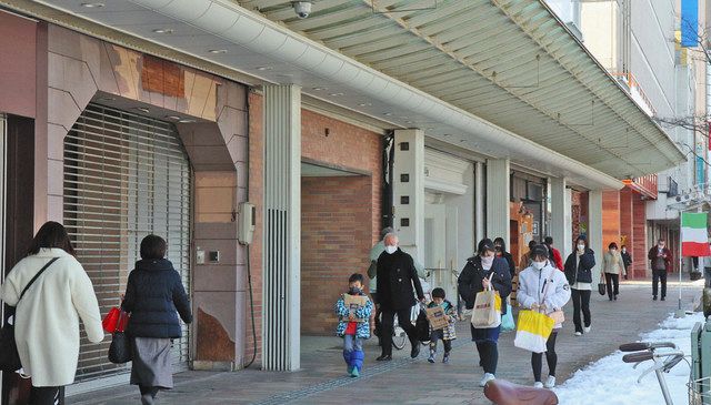 活気戻れ にぎわい軸 アオッサ ハピリン 西武福井店 ５００メートル 閉店 移転 目立つシャッター 県民から驚き 寂しさ 日刊県民福井web