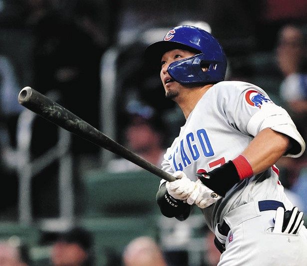 鈴木誠也 飛距離1メートルも本塁打ならず あと50センチで 5号 タイムリー二塁打 Mlb 中日スポーツ 東京中日スポーツ