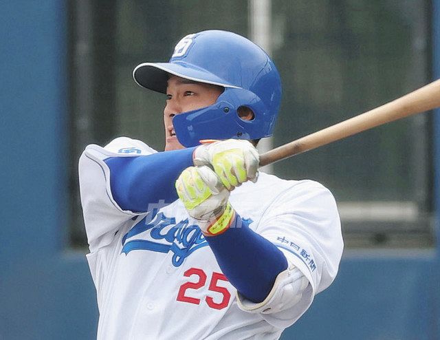 ウエスタン 中日―オリックス 石川昂:中日スポーツ・東京中日スポーツ