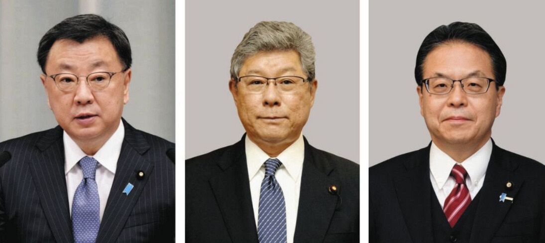 松野博一前官房長官、高木毅前国対委員長、世耕弘成前参院幹事長を任意