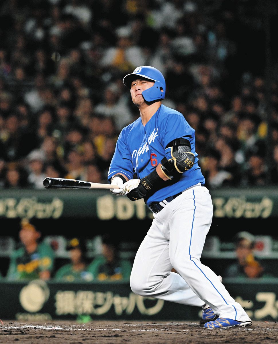 中日・中田翔、「狙っていた」後半戦初めてのタイムリー「同点に