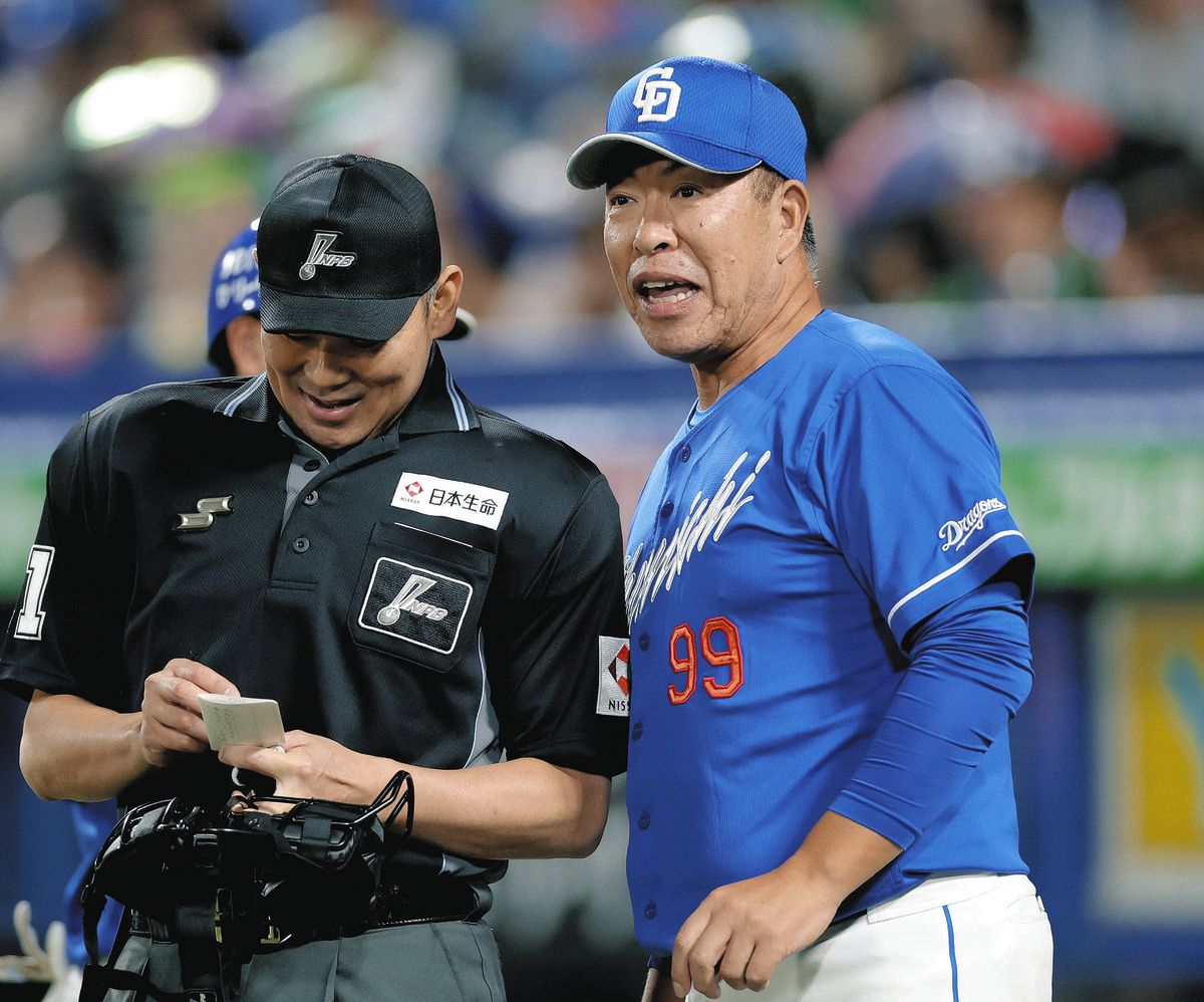 中日・井上監督語録】「未来へ向けたうちの有望株」森駿太のスタメン