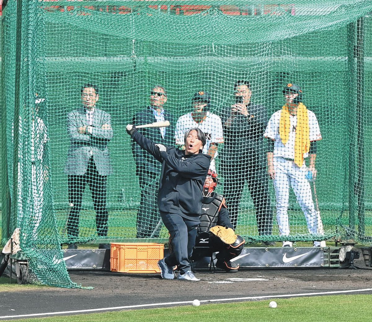 松井秀喜さん巨人軍在籍最終年'20春季キャンプ時、G公式球に