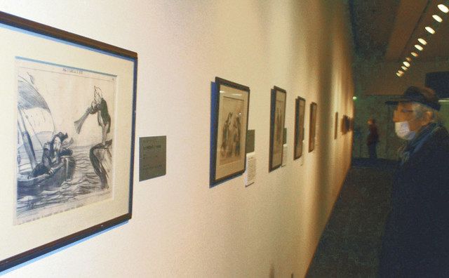 政治批判に庶民へのまなざしも 県立美術館で仏風刺画家・ドーミエ展：中日新聞Web