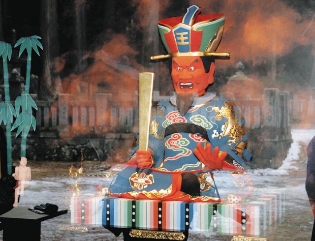 めぐり回廊の木像修復 松本の牛伏寺、20年ぶり公開 閻魔王像も作製