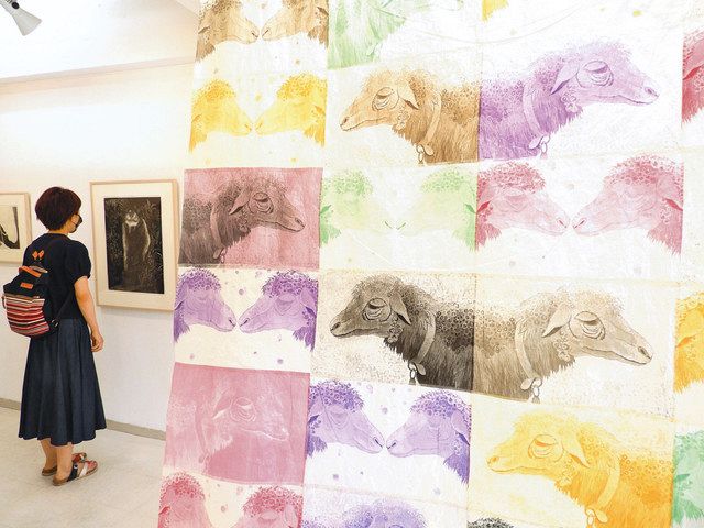 銅版画で動物の姿いきいきと 名古屋・中区で瀬古さんが個展：中日新聞Web