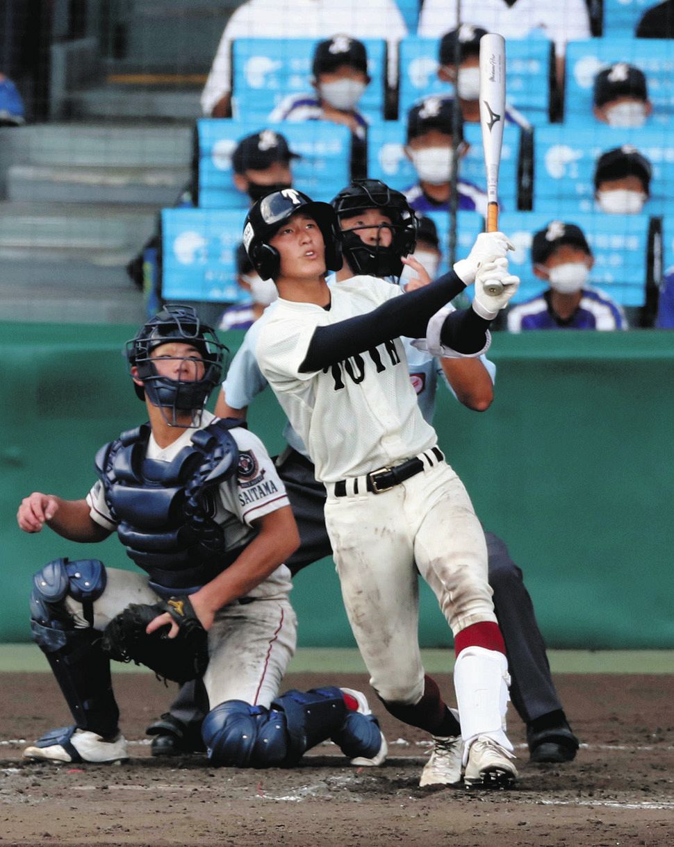 大阪桐蔭、打線爆発１９得点 今秋ドラフト候補の松尾汐恩が２打席連続