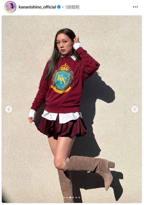 西野カナ スウェット ◇西野カナ、“絶対領域”のぞく「Sスウェット」ショット【写真複数枚