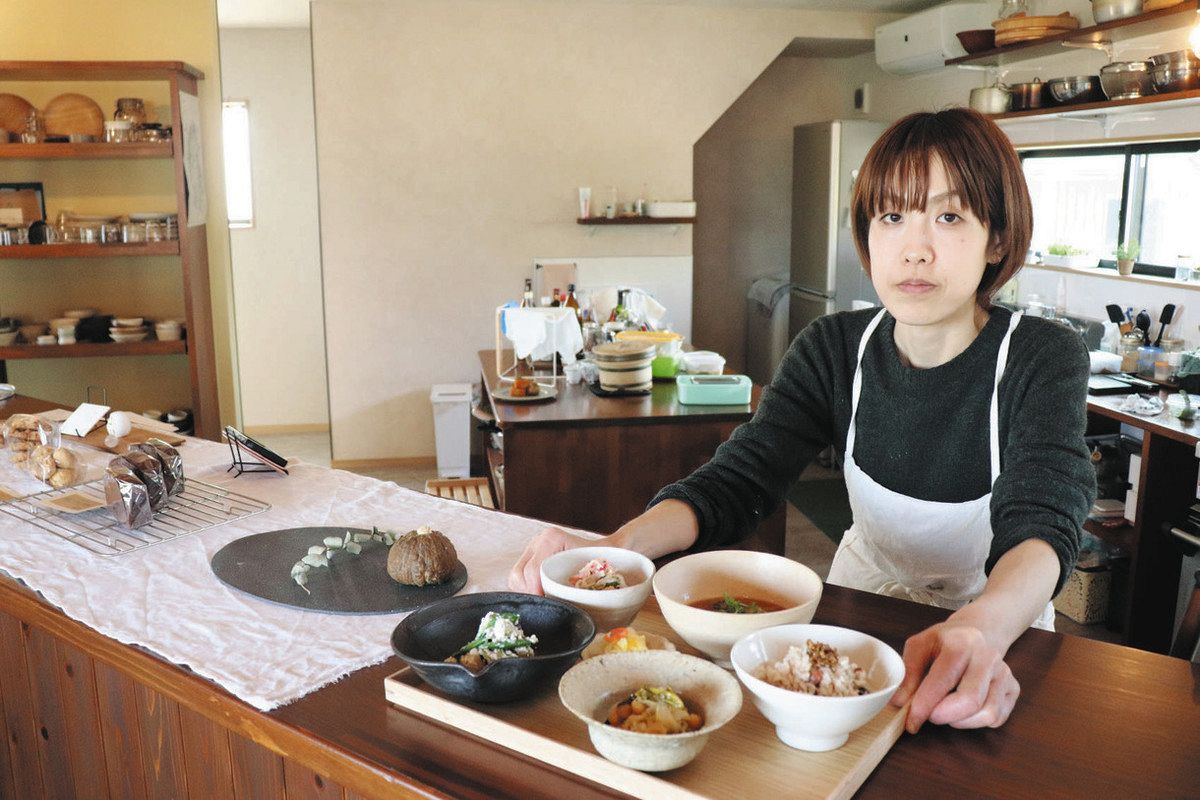 取れたての地元野菜ふんだんに 彦根の中村さん、料理店「日々日」を