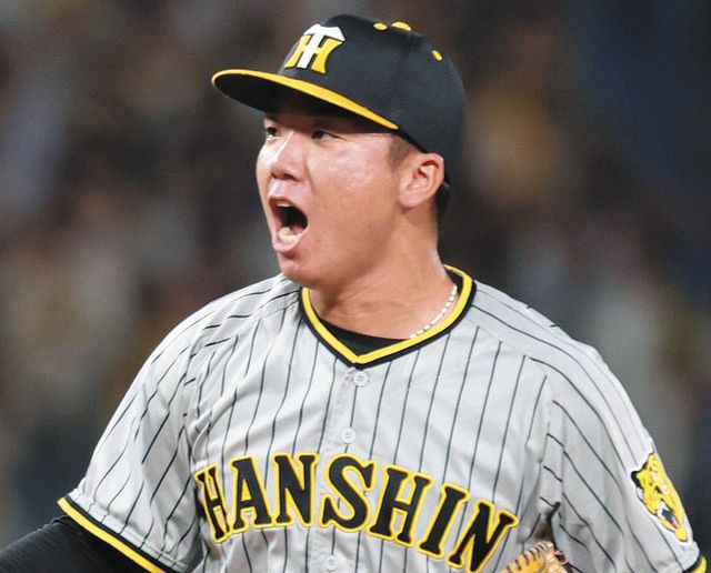 阪神ついに「M10」村上頌樹、8回途中1失点で初の2桁勝利「アイブラック