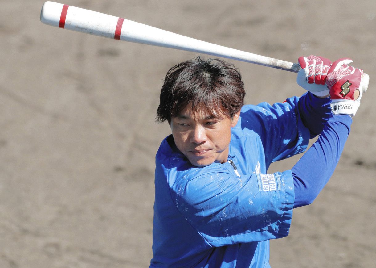 中日・大島洋平、実戦準備OKで27日1軍合流 2年前の死球が影響の右足