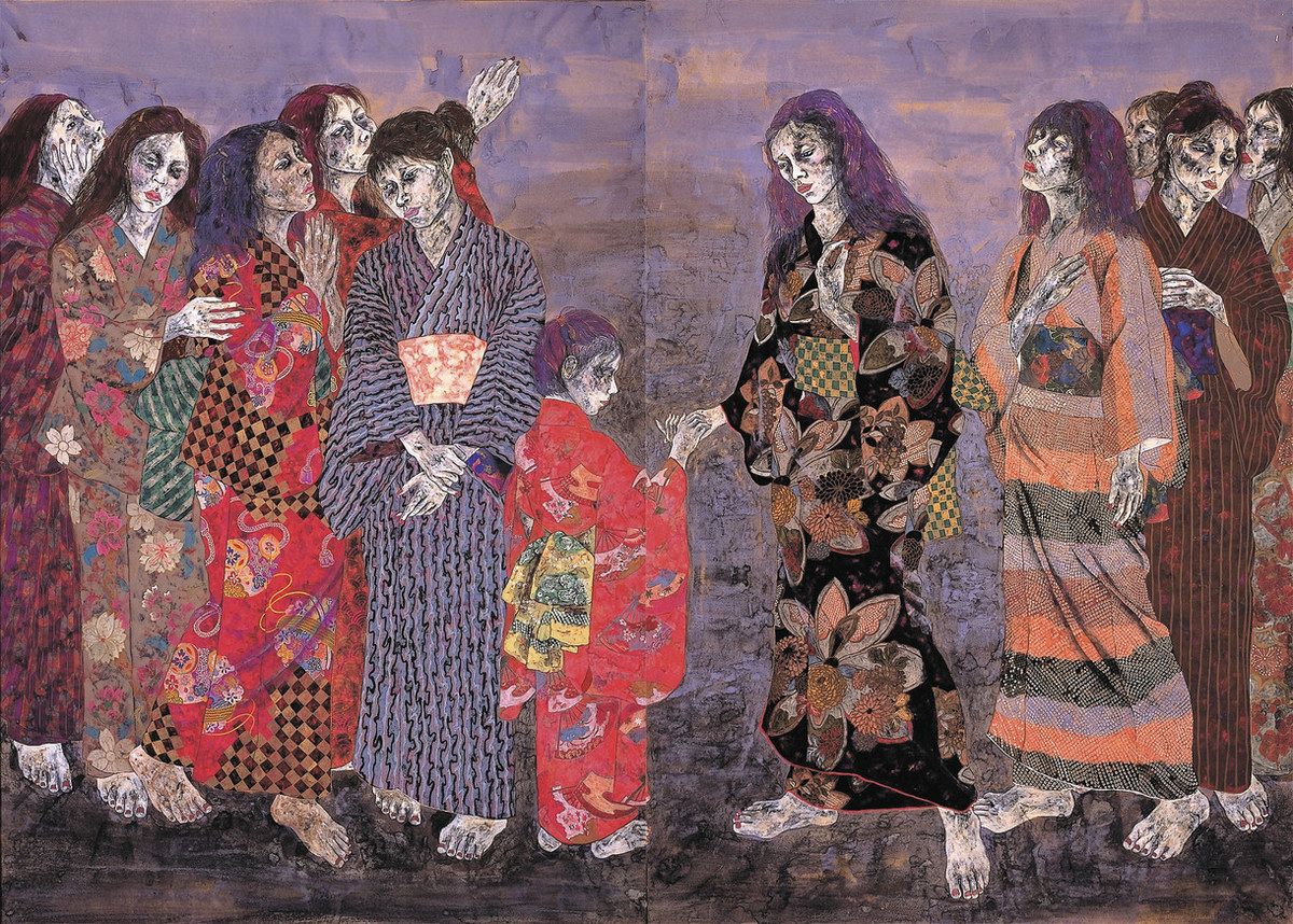 内田あぐり 氾 Fluxes＞ 作品解説（上）：中日新聞しずおかWeb