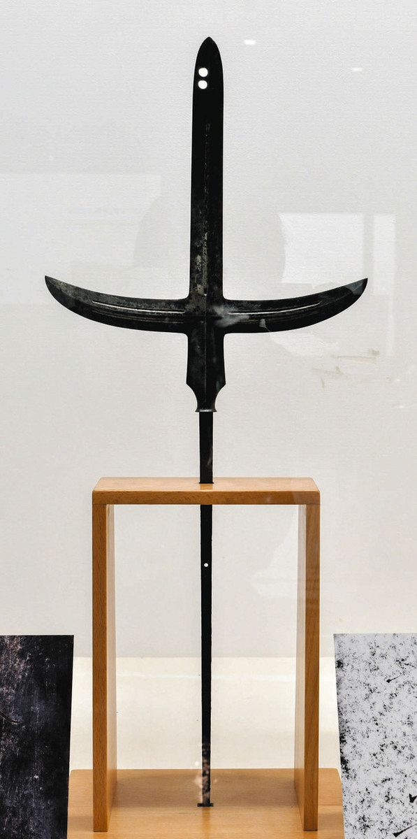 鬼武蔵・森長可の名槍「人間無骨」を手に刻め 可児市が触れるレプリカ