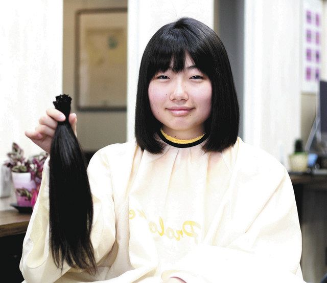 ヘアドネーションに髪を提供 稲沢の水野さん 病気の苦しみ経て 中日新聞web