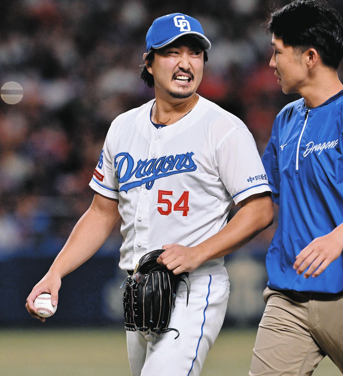 中日・藤嶋健人、打球が背中直撃で緊急降板も「骨には当たっていなかっ