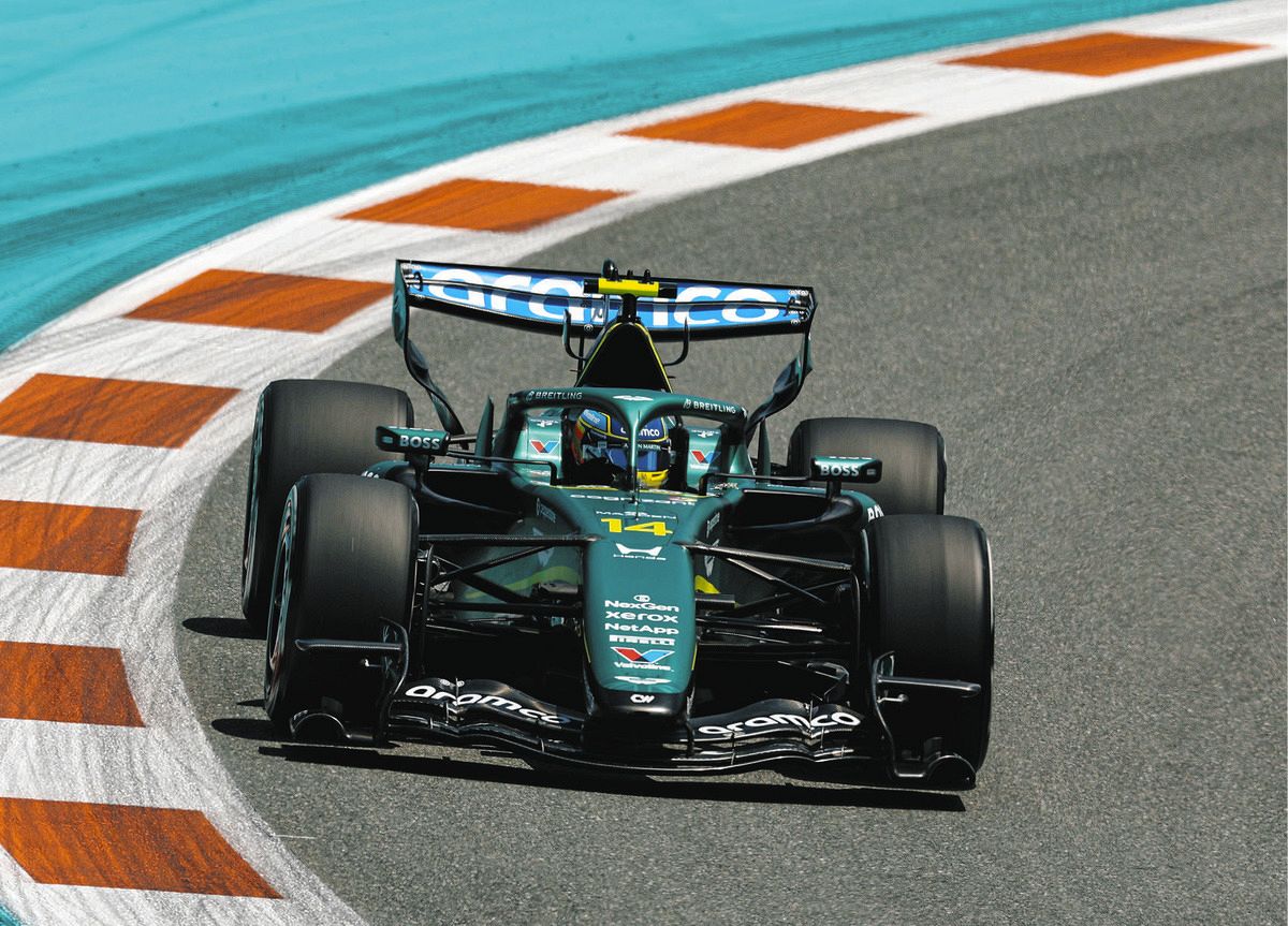 F1マイアミGP】ホンダPU搭載のアストンマーティンは最後尾に沈む、最速 