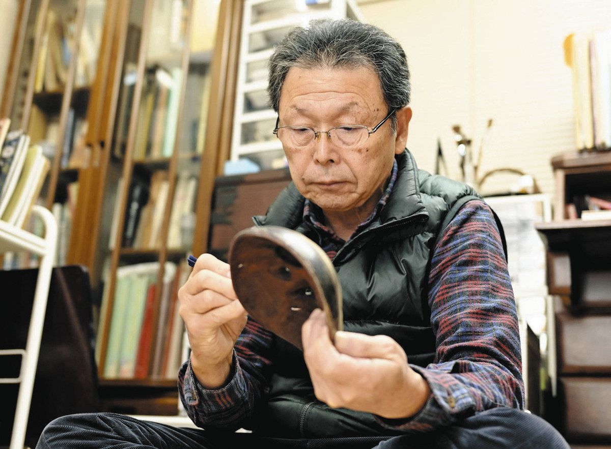 能面小面　能面師田中開作　新品未使用 国立能楽堂「宝生宗家展」 伝来の古面を修復 金沢の能面師・後藤祐自