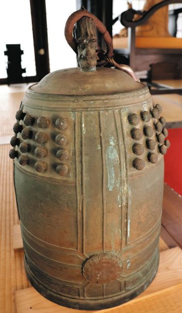太平洋戦争時に供出…滋賀県甲賀市の誓光寺の鐘、山口県から帰還　保管者が住職に連絡