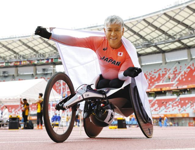 「バルちゃん」が導いてくれた…アジアパラ大会陸上男子200メートルで金の伊藤智也選手、亡くなった盟友しのぶ