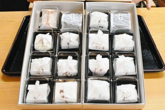 違いが分かるかな？　14店の栗きんとん食べ比べセット中津川で販売開始