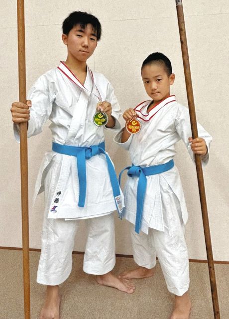津の伊藤兄弟が快挙　沖縄空手世界大会