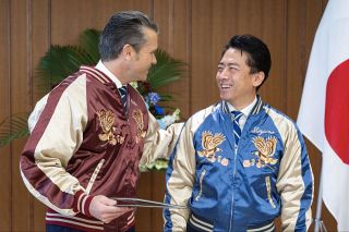 ◇上原浩治さん、高橋由伸さん、松井秀喜さんの豪華3ショット