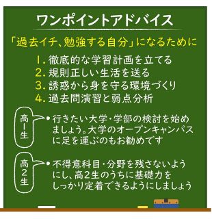 ＜受験道＞　高瀬英幸さん　夏休み　「過去イチ、勉強する自分」に　　