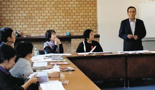 下條歌舞伎 いつか刈谷市で　愛知県から市民グループが視察、保存会会員と交流